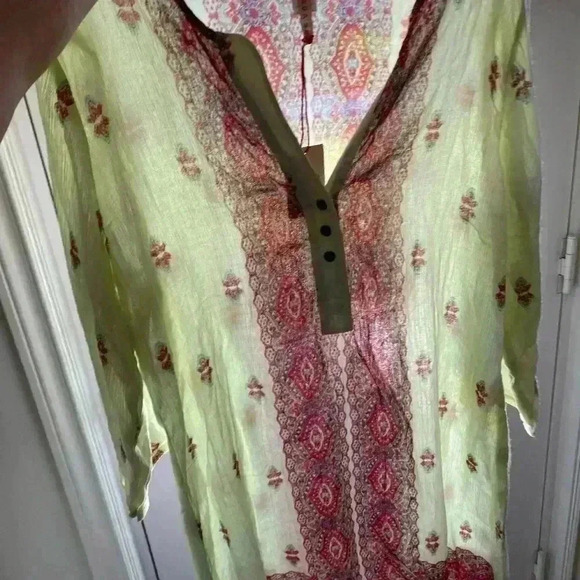 Anthropologie Women's Raga Boho Tunic Dress  viscose NEW size medium - Picture 3 of 14
